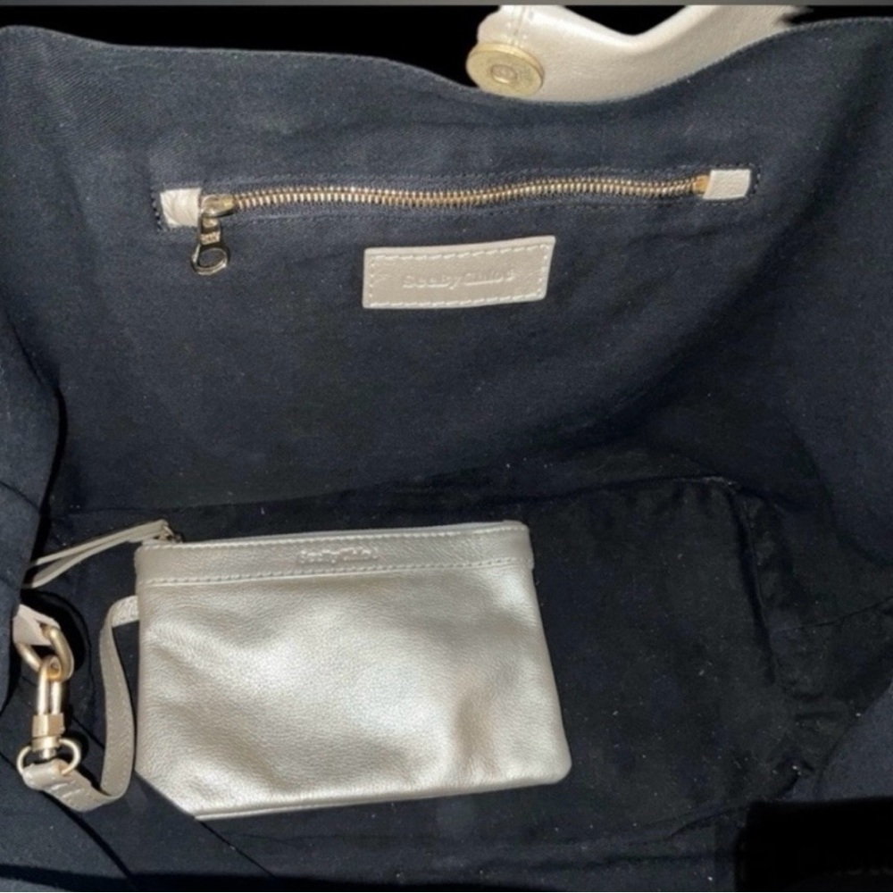 See By Chloe Gold Tote Bag EUC!!! - Picture 9 of 13
